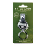 3-in-1 Nail Clippers, Grey – Iron Sharpens Iron, Prov 27:17