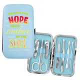 Manicure Set, Teal – Hope, Hebrews 6:19