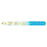 Glass Nail Files, Teal – Rejoice in the Lord Always, Phil 4:4