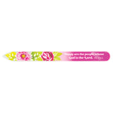 Glass Nail Files, Pink – Happy Are the People, Ps 114:5