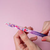 Glass Nail Files, Purple – Be Still and Know, Psalm 46:10