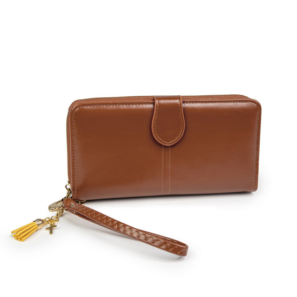 Wristlet Wallet – Brown