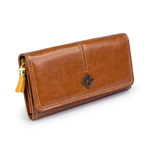 Cross Clutch Wallet – Brown