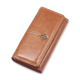 Cross Clutch Wallet – Brown