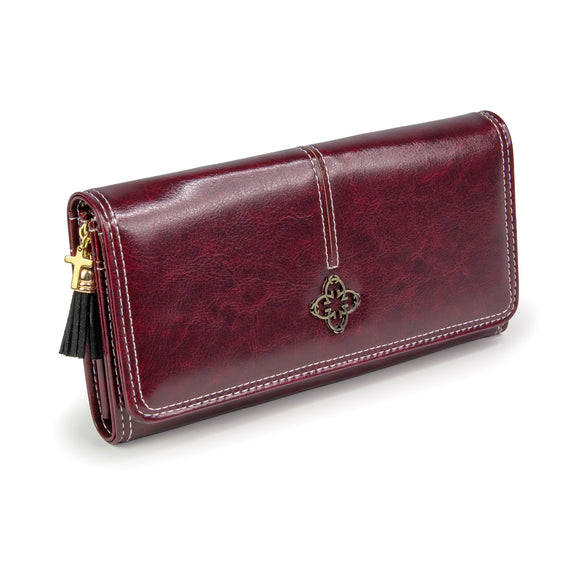 Cross Clutch Wallet – Red