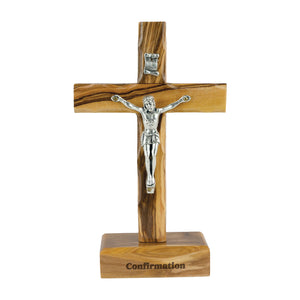 Confirmation Standing or Hanging Crucifix Cross - Small