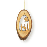 Olive Wood Christmas Ornament Sidekick with Stand