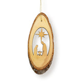 Olive Wood Christmas Ornament Sidekick with Stand