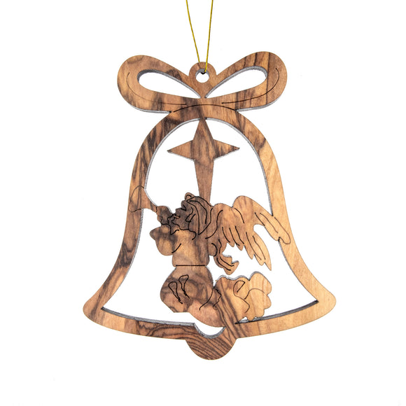 2D Laser Cut Bell Ornament – Angel