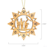 2D Laser Cut Star Ornament – Wise Men