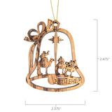 2D Laser Cut Bell Ornament – Wise Men