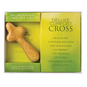 Olive Wood Medium Deluxe Comfort Cross