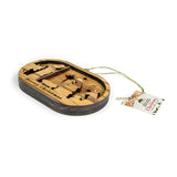 Oval Dimensional Ornament - Nativity