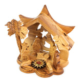 Olive Wood 3D Nativity, Large with Incense