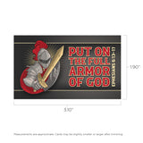Full Armor, Ephesians 6:13-17, Pass Along Scripture Cards, Pack of 25