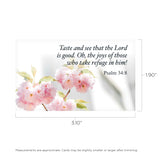 Taste and See, Psalm 34:8, Pass Along Scripture Cards, Pack of 25