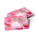 The Lord is compassionate, Psalm 103:8, Pass Along Scripture Cards, Pack of 25
