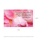 The Lord is compassionate, Psalm 103:8, Pass Along Scripture Cards, Pack of 25