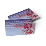 The Lord is Good, Psalms 145:9, Pass Along Scripture Cards, Pack of 25