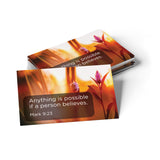 Anything is Possible, Mark 9:23, Pass Along Scripture Cards, Pack of 25