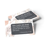 You, Lord, are God!, 1 Chronicles 17:26, Pass Along Scripture Cards, Pack of 25
