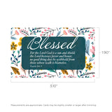 Blessed, Psalm 84:11, Pass Along Scripture Cards, Pack of 25
