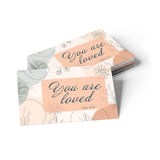 You are loved, John 3:16, Pass Along Scripture Cards, Pack of 25
