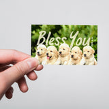 Puppies, Bless You, Num 6:24, Pass Along Scripture Cards, Pack of 25