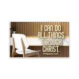 Desk, I Can Do, Phil 4:13, Pass Along Scripture Cards, Pack of 25