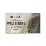 Mountain Side, Blessed is the Man, Jer 17:7, Pass Along Scripture Cards, Pack of 25