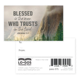 Mountain Side, Blessed is the Man, Jer 17:7, Pass Along Scripture Cards, Pack of 25