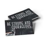 Iron, Strong and Courageous, Josh 1:9, Pass Along Scripture Cards, Pack of 25