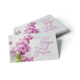 Flowers, Hope and a Future, Jer 29:11, Pass Along Scripture Cards, Pack of 25