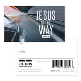 Car, Jesus is the Way, John 14:6, Pass Along Scripture Cards, Pack of 25