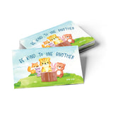 Animals, Be Kind, Eph 4:32, Pass Along Scripture Cards, Pack of 25