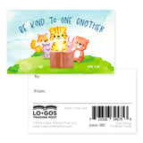 Animals, Be Kind, Eph 4:32, Pass Along Scripture Cards, Pack of 25