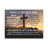 Jesus is the Only Way, Salvation Scripture Cards, Pack of 40