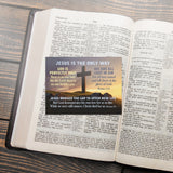 Jesus is the Only Way, Salvation Scripture Cards, Pack of 40