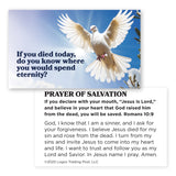 If You Died Today, Pass Along Scripture Cards, Pack of 25