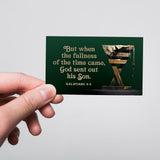 Fullness of Time, Galatians 4:4, Pass Along Scripture Cards, Pack of 25