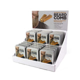 Sandalwood Beard Comb Display