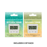 Kitchen Timers - Variety Display of 12