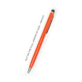Put on the Full Armor of God Narrow Stylus Pen - Orange