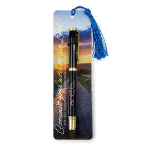 Deluxe Pen with Bookmark - Commit Your Work, Pro 16:3