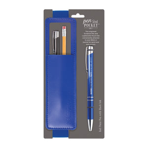 Pen and Pocket Set, Blue and Blue – Blessed is the One Who Trusts, Jer 17:7