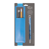 Pen and Pocket Set, Light Blue and Light Blue – Rejoice in the Lord Always, Phil 4:4