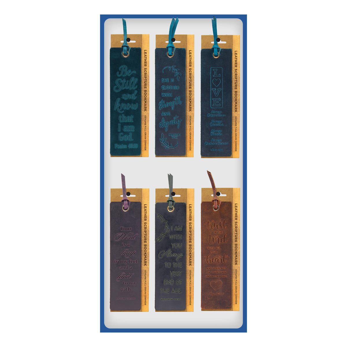 Panel Display - Leather Bookmarks – Logos Trading Post Wholesale