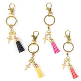 Panel Display - Cross Tassel Key Rings