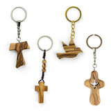 Panel Display - Olive Wood Carved Keychains #2