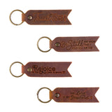 Panel Display - Leather Fob Scripture Keychains